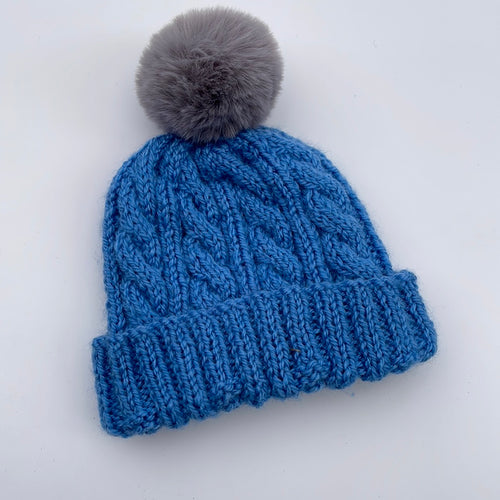 Hand knitted hat 2-5yrs